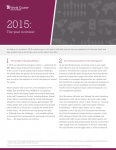 How did 2015 unfold in specialty logistics? 