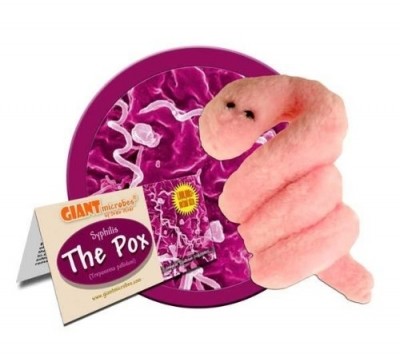 Nothing this cute could ever be a problem! Syphilis, c/o giantmicrobes.com
