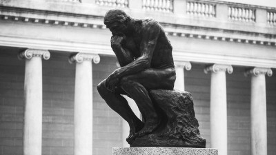 Rodin's The Thinker: scientific and bioethical experts say we must debate the consequences of using CRISPR in humans. (Image: Mgmoscatello/CC)