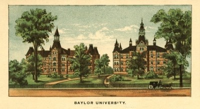 Baylor University, texas c 1892 - Image: Wikimedia/A. L. Westyard
