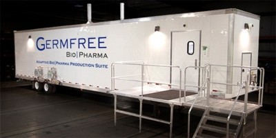 Germfree ready to showcase its bioproduction trailer at next week's Interphex show. Image: c/o Germfree