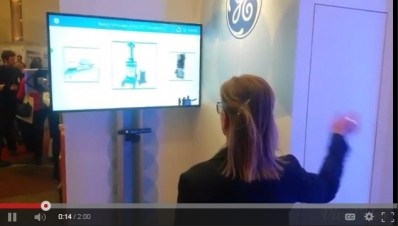 GE Healthcare shows Biopharma-reporter.com how it uses Microsoft's Xbox Kinect tech at trade events
