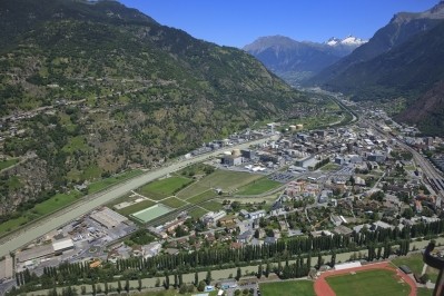 Aerial image of Lonza's Visp-based Biopark. (Image: Lonza)