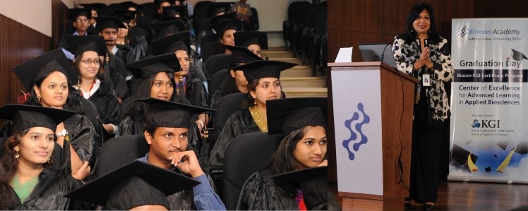 First batch of students graduated from Biocon's Biosciences Academy in India this week