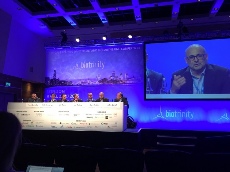 Speakers from AbbVie, BMS, Juno, AZ and Merck were among the panelists at Biotrinity in London, UK