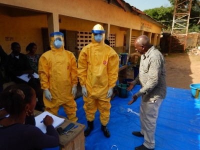 Ebola clinic in Macenta Prefecture, Guinea