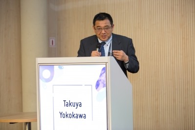 Takuya Yokokawa spoke at the Life Sciences Baltics conference 2016 in Vilnius, Lithuania last month. Image: c/o Kostas Baubinas / Life Sciences Baltics 2016