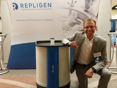 Repligen showcased the world's largest disposable pre-packed column at BPI Europe in Dusseldorf, Germany