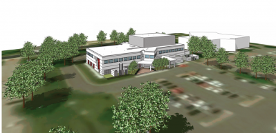Rendering of facility in Wisconsin. (Image: Fujifilm Cellular Dynamics)