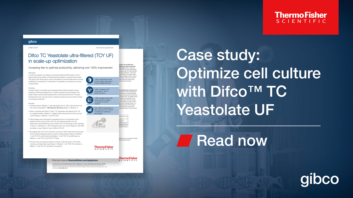 Difco TC Yeastolate UF in scale-up optimization